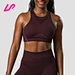 Cover up in style with our racerback seamless sports bra. Designed for comfort and support, it's a must-have for any workout wardrobe. Shop now and stay ahead of the trend.